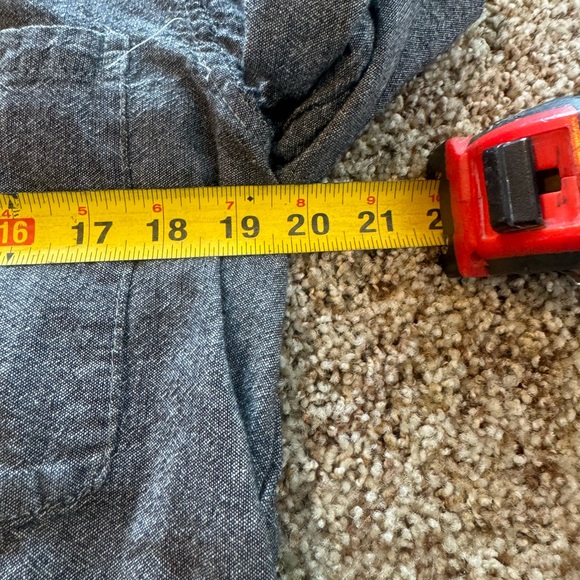 EzHippie Tunic Gray Cotton Pockets 1/4 Button Bohemian hippie Beach Coastal - Picture 12 of 13